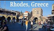 Rhodes Greece: A tour of Rhodes town 🇬🇷
