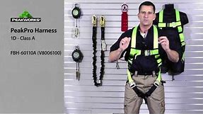 Donning a Harness - How to properly put on a safety harness before working at heights.