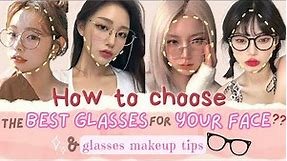 BEST Glasses for Your Face (and it's MORE than just FACE SHAPE) + Makeup Tips for Wearing Glasses