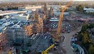 VIDEO: Flyover the Star Wars: Galaxy’s Edge Construction Site