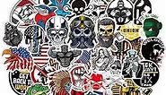 100 PCS Hard Hat Stickers - Funny Construction Vinyl Decals Sticker for Tool Box Helmet Hood Hardhat, Gifts for Adult Essential Worker Welder Construction Union Military Oilfield Electrician