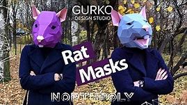 The process of assembling Rat masks