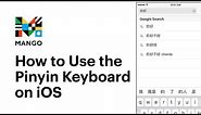 How to Use the Pinyin Keyboard on iOS - Typing in Chinese