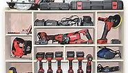 Power Tool Organizer Storage Rack, Drill holder Wall Mount, Cordless Drill Charging Station, Garage Organization, large 44.5”x32”