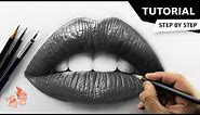 How to Draw Realistic LIPS | Tutorial for BEGINNERS