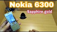 Nokia 6300 sapphire gold