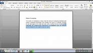 How to Change Caps to Lowercase in Word