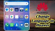 How to Change Language in Huawei