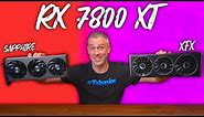 AMD RX 7800 XT Review Ft XFX & Sapphire [Benchmarks | Power | Thermals]