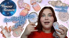 FLOWER KNOWS MOONLIGHT MERMAID COLLECTION | Review of the new Collection | Tutorial
