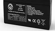 AJC Battery Compatible with Portalac GS PE6V12 6V 12Ah Emergency Light Battery