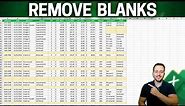 How to Remove Blank Rows in Excel | 3 Methods to Delete Empty Cells