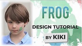 Frog Face Painting Tutorial