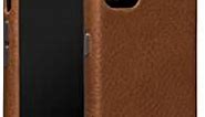 Sena Bence Leatherskin Snap On Cell Phone Case for iPhone 6, 7, 8 - Ultra Thin, Shock-absorbent, Tan