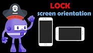 MAUI Android Lock screen orientation