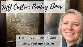 How to Create a Antique Mirror Finish on Glass