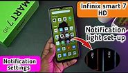 Infinix Smart 7 HD notification setting, Infinix Smart 7 HD notification light setting, Infinix