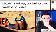 BENGALS FAN REACTS TO THE CINCINNATI BENGALS VS LA RAMS MNF MEMES!!| THESE ARE HILARIOUS!!