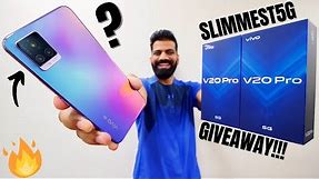 vivo V20 Pro 5G Unboxing & First Look - Killer Camera Performance with 5G - GIVEAWAY🔥🔥🔥