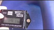Tiny Tach and SenDec Hour Meter Comparison