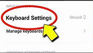 Keyboard Setting In Redmi Note 8 | Keyboard Setting In Redmi Note 10