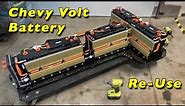 Chevy Volt Battery Pack Disassembly and Reuse | Part 1