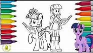 My Little Pony Twilight Sparkle Coloring Pages | My Little Pony Coloring Book