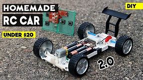 Build a DIY RC Car with Steering Under $20