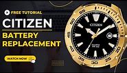 CITIZEN Watch | Battery Replacement | DIY