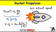 Rocket Thrust and Speed Calculation
