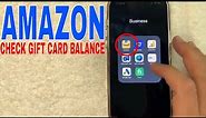 ✅ How To Check Amazon Gift Card Balance 🔴