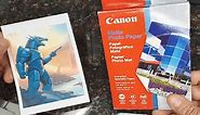 Canon 4x6 Matte Photo Paper in a color laser printer?