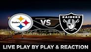 Steelers vs Raiders Live Play by Play & Reaction