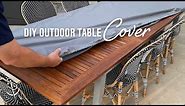 How to Make an Outdoor Table Cover