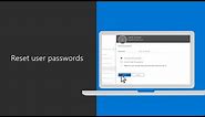 How to reset user passwords for Microsoft 365