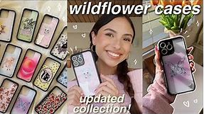 UPDATED WILDFLOWER CASES COLLECTION 2023! ⭐️ iPhone 11, 12, 14, and 15 Pro Max cases