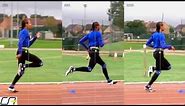 Slow Motion Study of Running At Different Speeds
