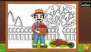 WOW picking apples | coloring book for kids | coloring for beginners