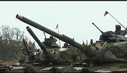 Taiwan tank platoons conduct combat firing exercise