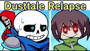 Friday Night Funkin': Dusttale: Relapsed | Sans, Papyrus & Chara (FNF Mod) (FNF Undertale Fangame)