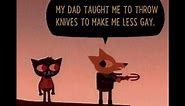 Gregg Throws Knives Meme (Night In The Woods)