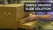 Hanging Drawers on Plastic Guide Rails