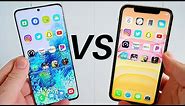 Galaxy S20 vs iPhone 11 Speed Test!
