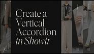 How to Create a Vertical Accordion in Showit