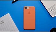 iPhone 8 Plus Silicone Case New Peach Colour Unboxing and Review!!