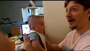 Is This 3-Month-Old Baby Really Talking?! Watch Him Tell Dad: 'I Love You!'