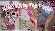 💖☎︎ Kawaii Hello Kitty Sanrio Y2K Flip Phones Review + Aliexpress Link🔗🎁 | TikTok Compilation #35