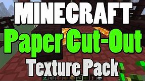 Minecraft "Paper Cut-out" Texture Pack (16x, Easy Install!)