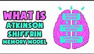 What is Atkinson–Shiffrin Memory Model | Explained in 2 min