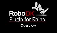 RoboDK Plugin for Rhino - Overview
